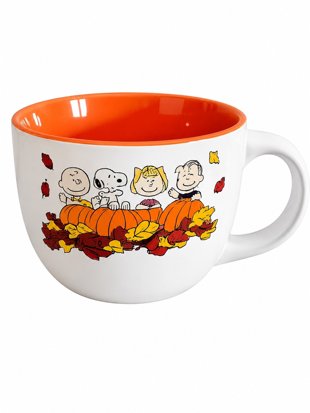 Peanuts “Suddenly It’s Fall” 24 oz Ceramic Mug | Charlie Brown Snoopy Pumpkin - Picture 2 of 6